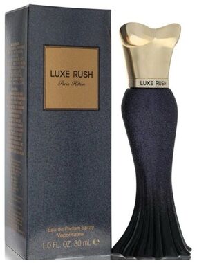 Paris Hilton Luxe Rush Perfume - Black & Gold Elegant Bottle